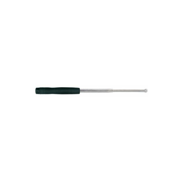 Kalený teleskopický obušek 18" chrom - ergonomická rukojeť