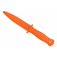 Tréninkový nůž ve tvaru dýky – oranžový HARD